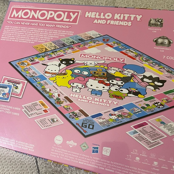 NWT HELLO KITTY MONOPOLY - Picture 2 of 2